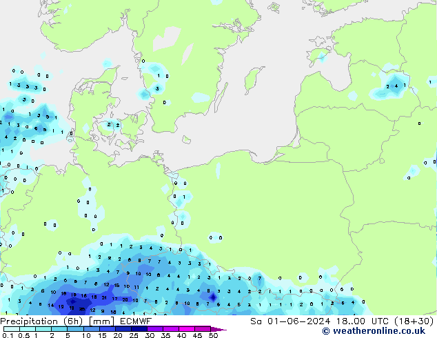 Z500/Rain (+SLP)/Z850 ECMWF Sáb 01.06.2024 00 UTC