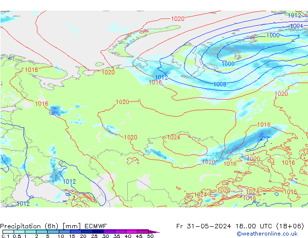 opad (6h) ECMWF pt. 31.05.2024 00 UTC