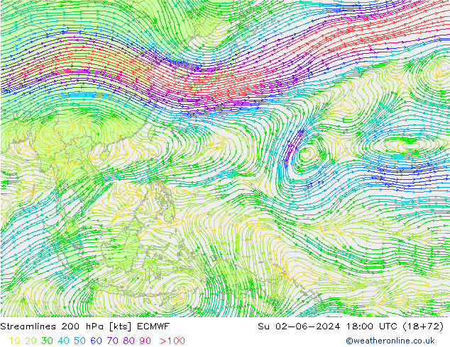  200 hPa ECMWF  02.06.2024 18 UTC