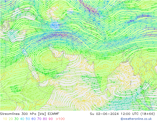  300 hPa ECMWF  02.06.2024 12 UTC