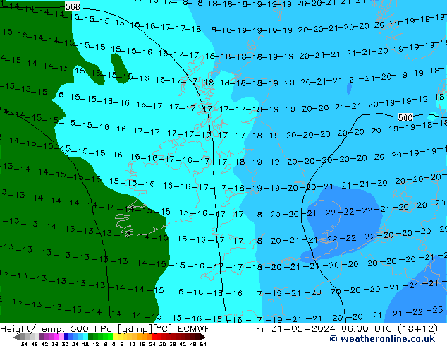 Z500/Rain (+SLP)/Z850 ECMWF pt. 31.05.2024 06 UTC