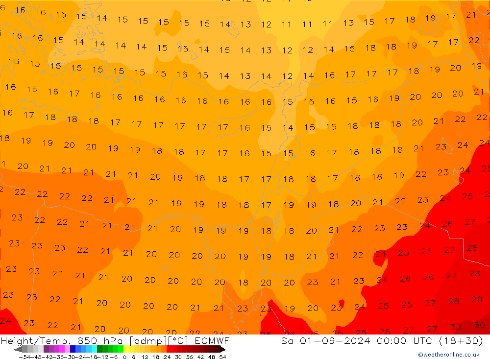 Z500/Rain (+SLP)/Z850 ECMWF sam 01.06.2024 00 UTC