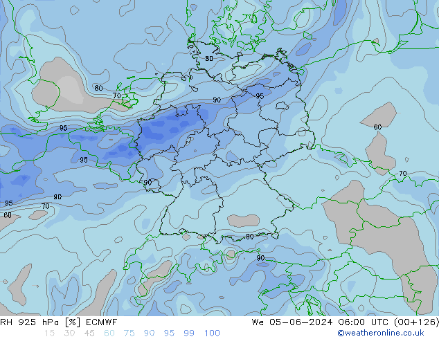 RH 925 hPa ECMWF  05.06.2024 06 UTC