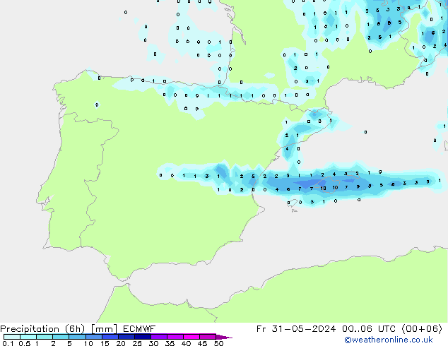 Z500/Rain (+SLP)/Z850 ECMWF pt. 31.05.2024 06 UTC