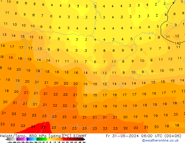 Z500/Rain (+SLP)/Z850 ECMWF pt. 31.05.2024 06 UTC