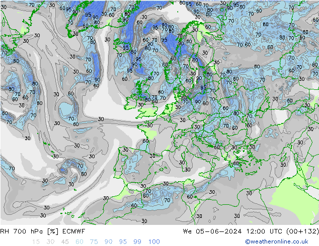 RV 700 hPa ECMWF wo 05.06.2024 12 UTC