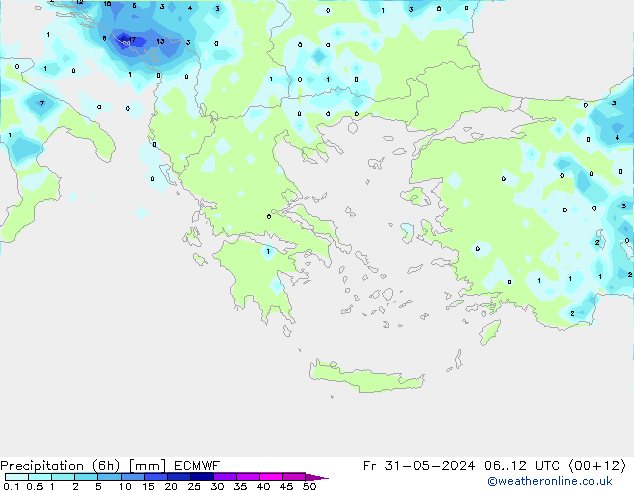 Z500/Rain (+SLP)/Z850 ECMWF  31.05.2024 12 UTC