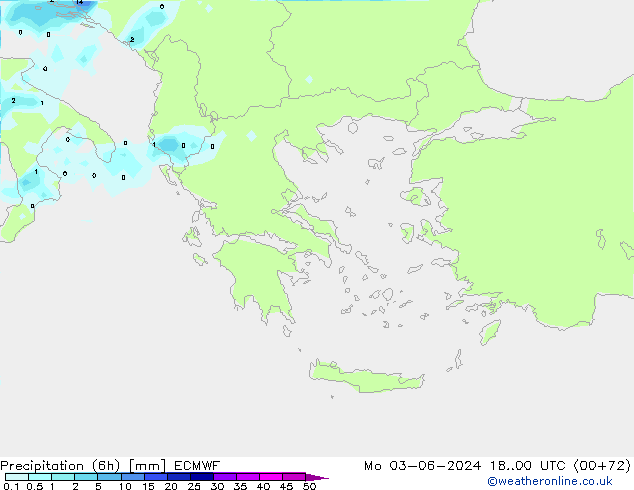 Z500/Rain (+SLP)/Z850 ECMWF Mo 03.06.2024 00 UTC