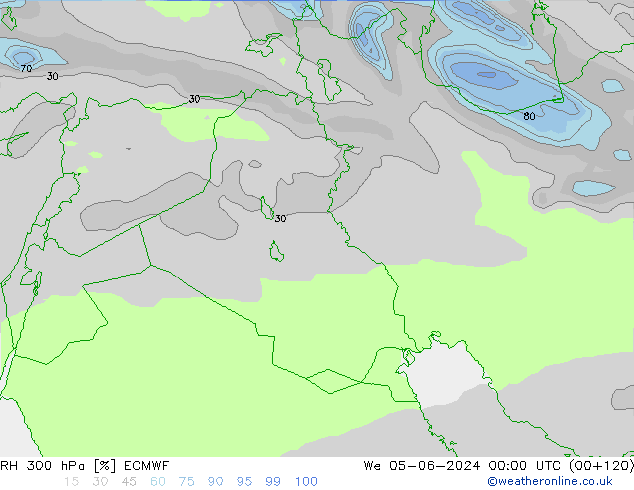 RV 300 hPa ECMWF wo 05.06.2024 00 UTC