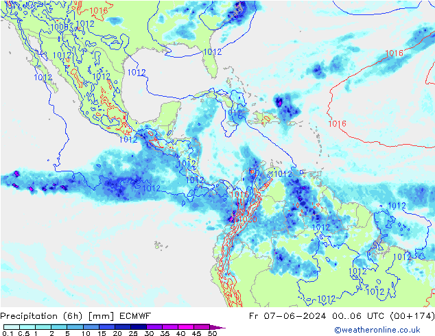 Z500/Rain (+SLP)/Z850 ECMWF pt. 07.06.2024 06 UTC