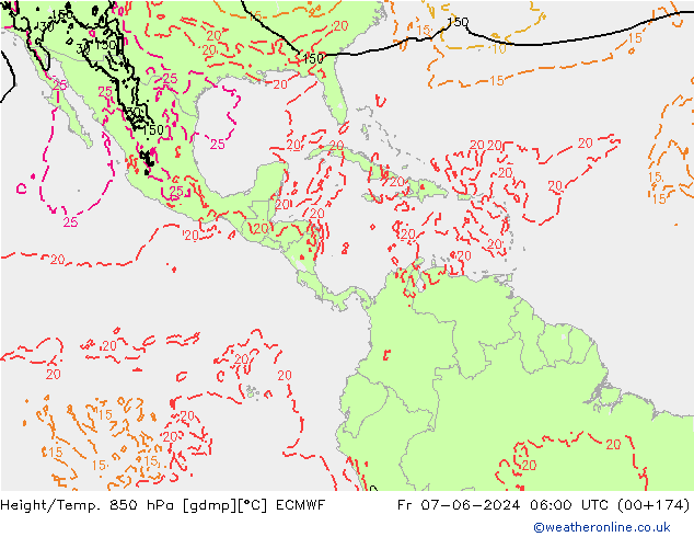 Z500/Rain (+SLP)/Z850 ECMWF pt. 07.06.2024 06 UTC