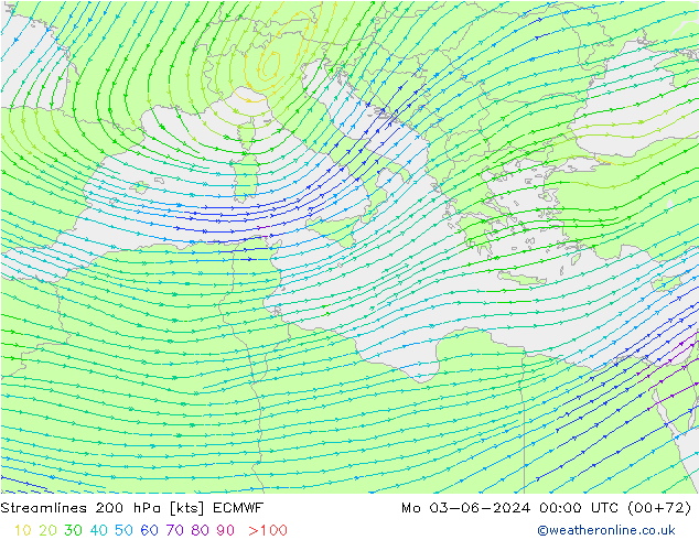  200 hPa ECMWF  03.06.2024 00 UTC