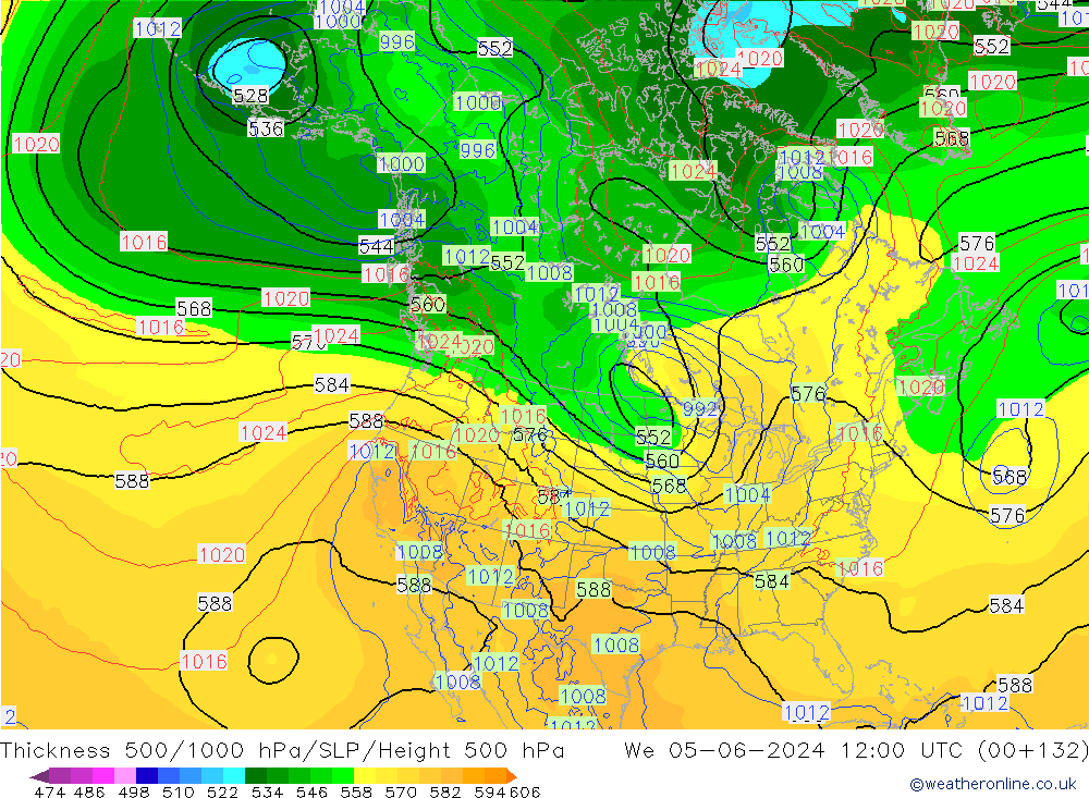 Thck 500-1000hPa ECMWF We 05.06.2024 12 UTC