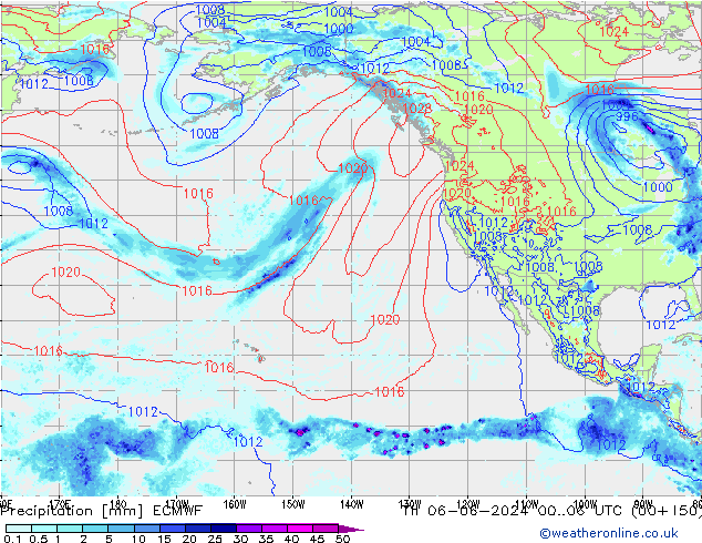 opad ECMWF czw. 06.06.2024 06 UTC