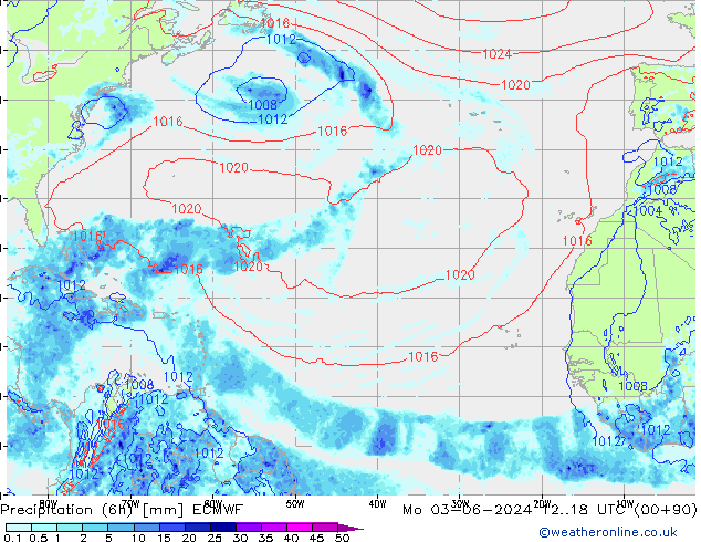 Z500/Rain (+SLP)/Z850 ECMWF  03.06.2024 18 UTC