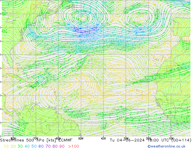  500 hPa ECMWF  04.06.2024 18 UTC