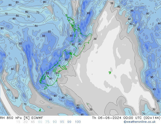 RV 850 hPa ECMWF do 06.06.2024 00 UTC