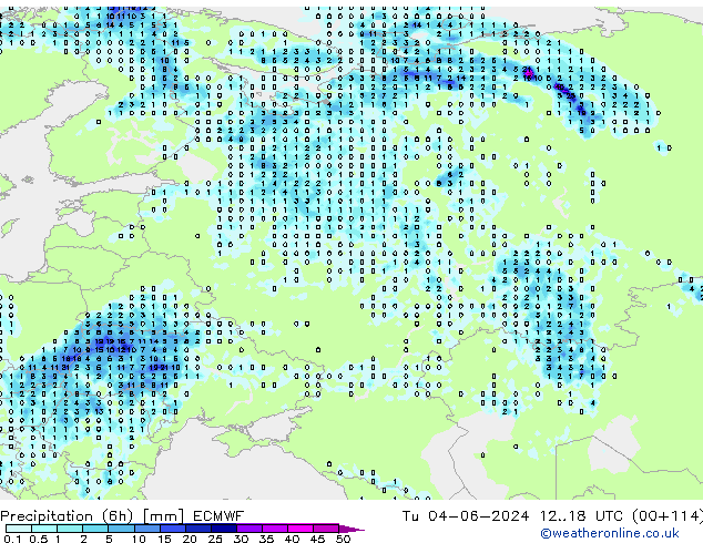 Z500/Rain (+SLP)/Z850 ECMWF mar 04.06.2024 18 UTC