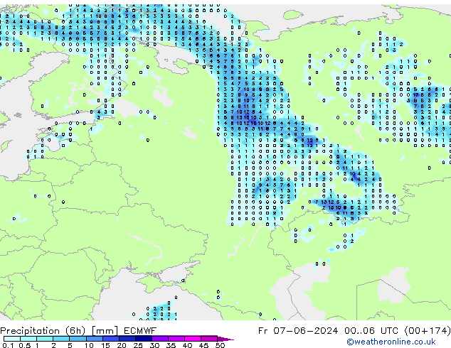 Z500/Rain (+SLP)/Z850 ECMWF pt. 07.06.2024 06 UTC