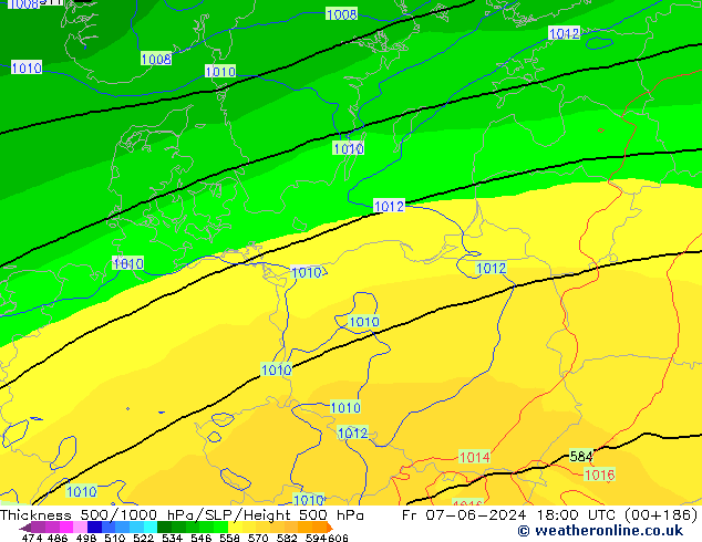 Thck 500-1000hPa ECMWF Pá 07.06.2024 18 UTC