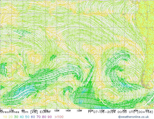 Rüzgar 10m ECMWF Cu 07.06.2024 00 UTC