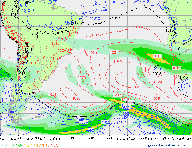 Courant-jet ECMWF mar 04.06.2024 18 UTC