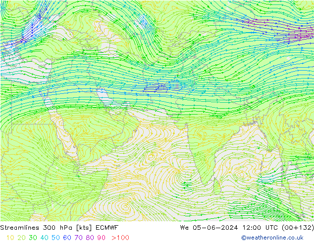  300 hPa ECMWF  05.06.2024 12 UTC