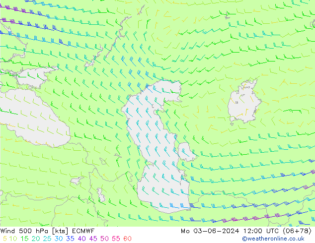  500 hPa ECMWF  03.06.2024 12 UTC