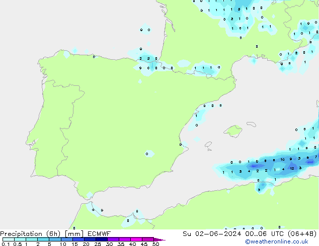 Z500/Rain (+SLP)/Z850 ECMWF Ne 02.06.2024 06 UTC