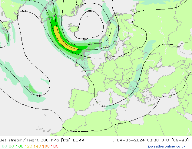 Courant-jet ECMWF mar 04.06.2024 00 UTC