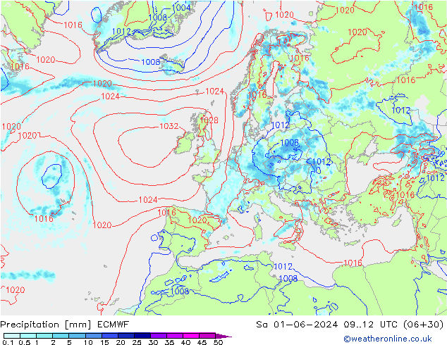 opad ECMWF so. 01.06.2024 12 UTC