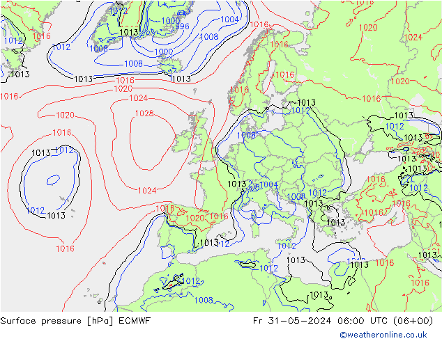      ECMWF  31.05.2024 06 UTC