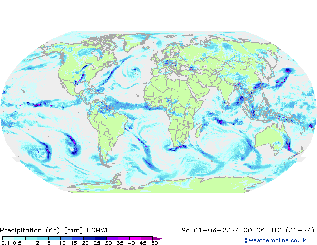 Z500/Regen(+SLP)/Z850 ECMWF za 01.06.2024 06 UTC