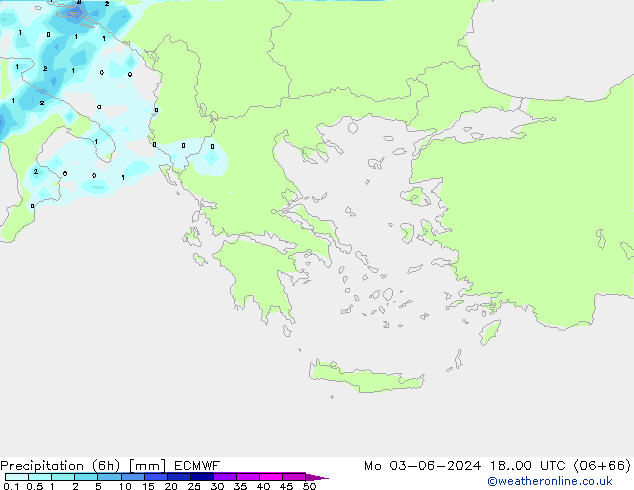 Z500/Rain (+SLP)/Z850 ECMWF Seg 03.06.2024 00 UTC