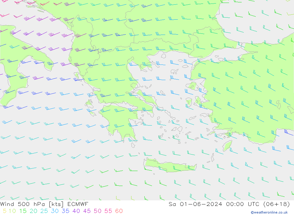  500 hPa ECMWF  01.06.2024 00 UTC