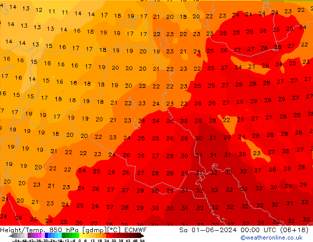 Z500/Regen(+SLP)/Z850 ECMWF za 01.06.2024 00 UTC