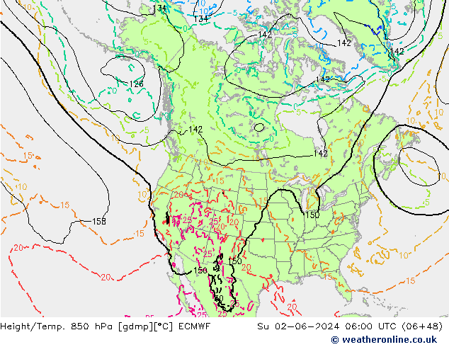 Z500/Rain (+SLP)/Z850 ECMWF Ne 02.06.2024 06 UTC