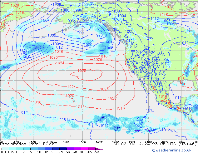 precipitação ECMWF Dom 02.06.2024 06 UTC