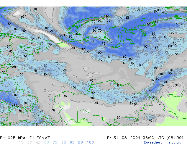 RV 925 hPa ECMWF vr 31.05.2024 06 UTC