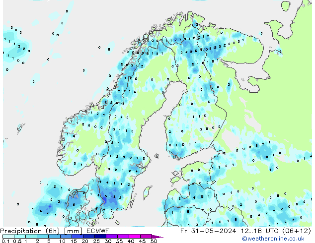 Z500/Rain (+SLP)/Z850 ECMWF Fr 31.05.2024 18 UTC