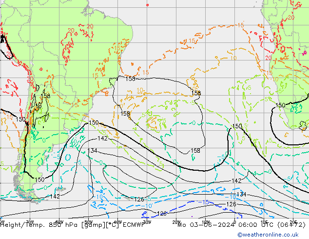 Z500/Rain (+SLP)/Z850 ECMWF  03.06.2024 06 UTC