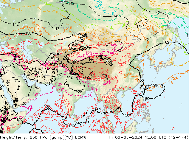 Z500/Regen(+SLP)/Z850 ECMWF do 06.06.2024 12 UTC