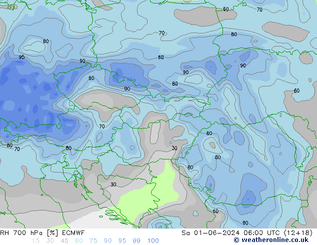 700 hPa Nispi Nem ECMWF Cts 01.06.2024 06 UTC