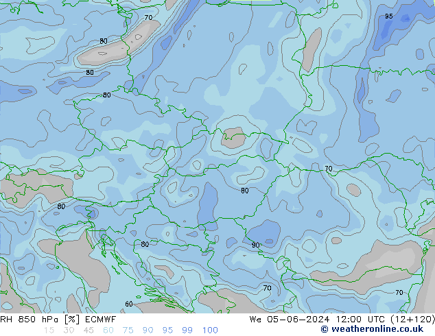 RV 850 hPa ECMWF wo 05.06.2024 12 UTC