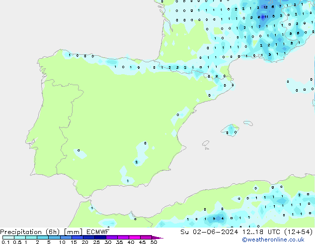 Z500/Rain (+SLP)/Z850 ECMWF Su 02.06.2024 18 UTC