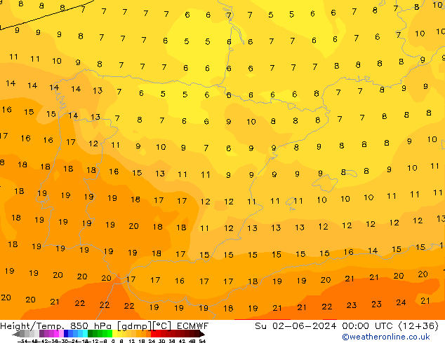 Z500/Rain (+SLP)/Z850 ECMWF Ne 02.06.2024 00 UTC