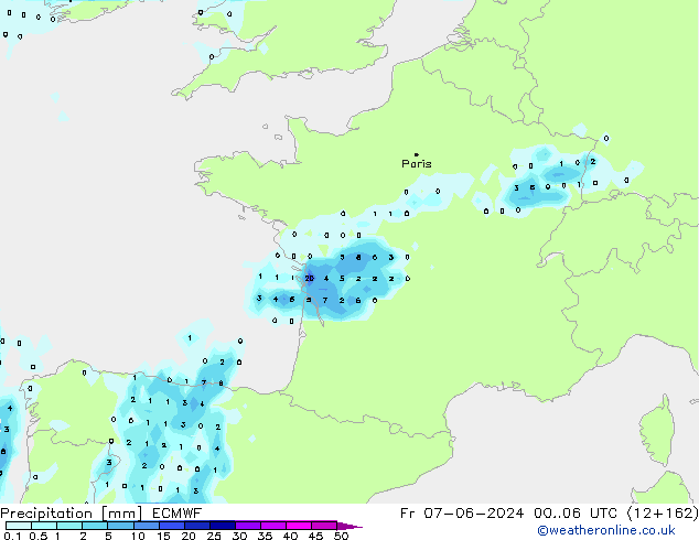 opad ECMWF pt. 07.06.2024 06 UTC