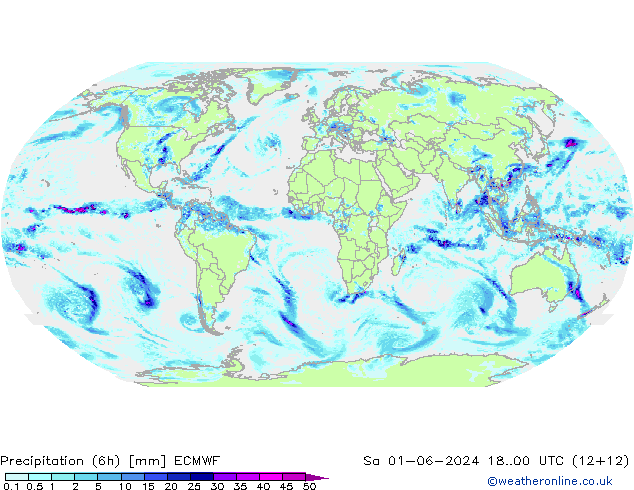 Z500/Rain (+SLP)/Z850 ECMWF so. 01.06.2024 00 UTC