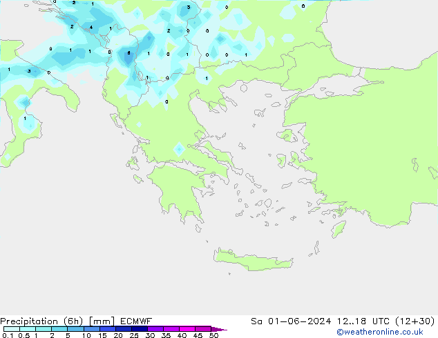 Z500/Rain (+SLP)/Z850 ECMWF Sáb 01.06.2024 18 UTC