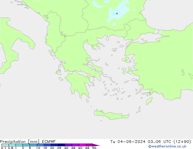 opad ECMWF wto. 04.06.2024 06 UTC